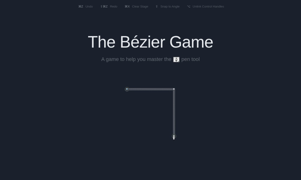 钢笔工具小游戏