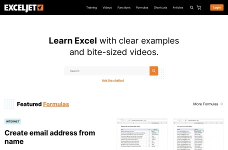 Exceljet翻译站点