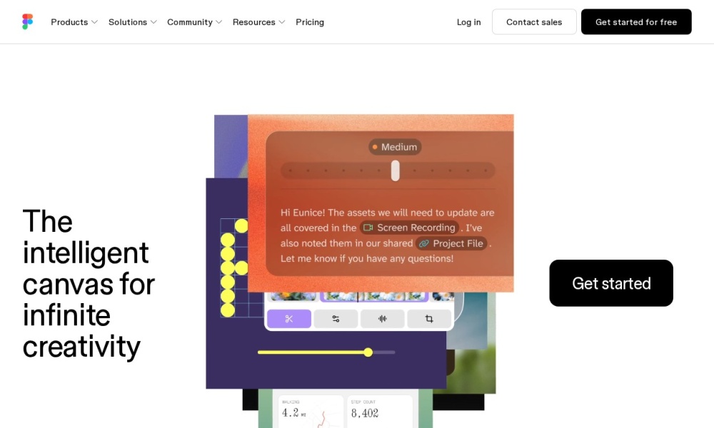 Figma官网首页预览
