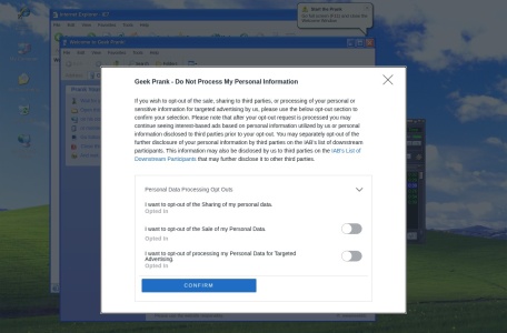 假装系统升级界面