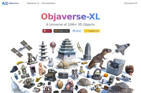 Objaverse-3D物体数据集