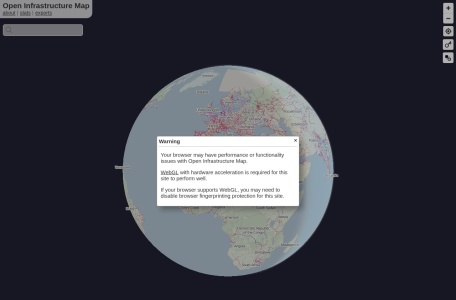 全球电力设施地图
