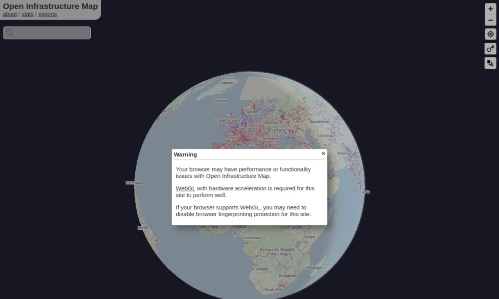 全球电力设施地图