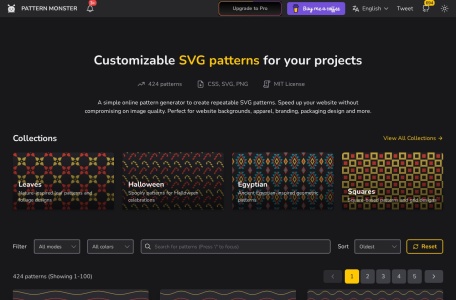 Pattern Monster翻译站点