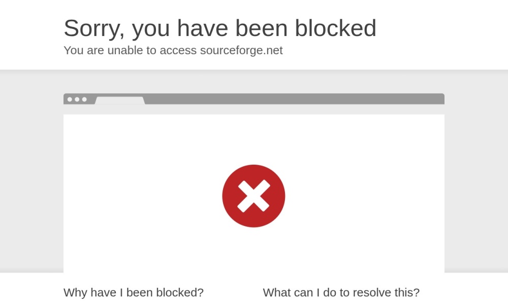 SourceForge官网首页预览