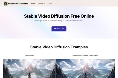 Stable video diffusion online
