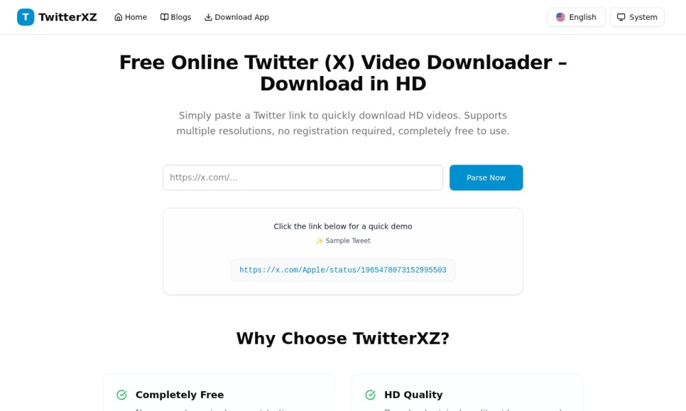 Twitter 视频下载