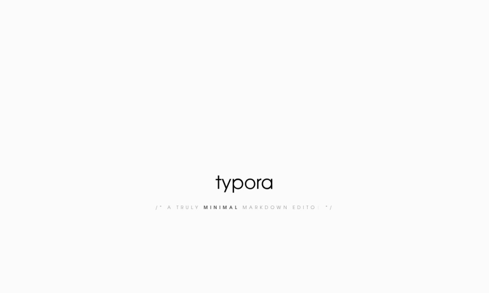 Typora官网首页预览