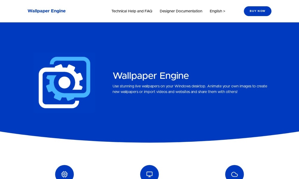 Wallpaper Engine官网首页预览