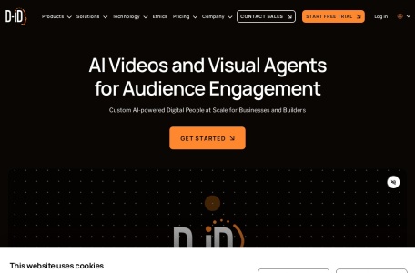 D-ID 脚本生视频