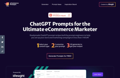 eCommerce ChatGPT Prompts